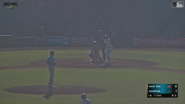 Alfredo Duno's RBI triple