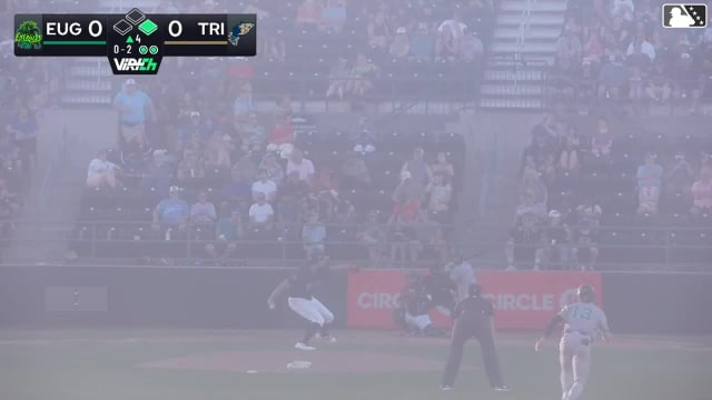 Lisbel Diaz singles on a line drive to right fielder Randy De Jesus. Walker Martin scores.