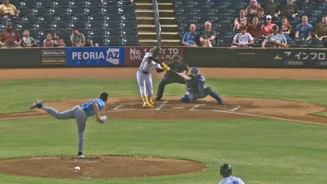 Ethan Salas' two-run double