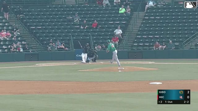 Yeison Morrobel's home run to right field