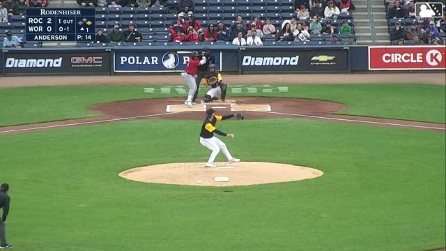 Abimelec Ortiz's two-run home run