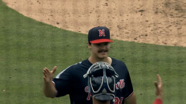 Logan Henderson strikes out nine over five frames