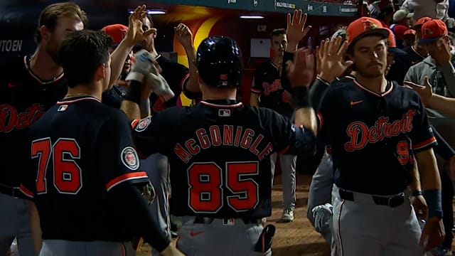 McGonigle's three-hit game against Dominican Republic