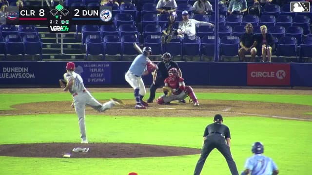 JoJo Parker homers (1) on a fly ball to right field. Dariel Ramon scores.