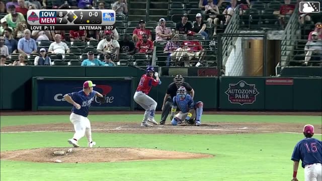 Austin Love Called Strike to Brett Bateman