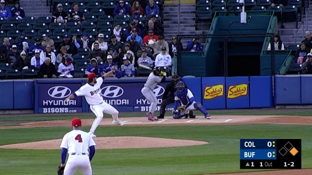 Trey Yesavage's two strikeouts in rehab start