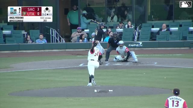 Bryce Eldridge homers (4) on a fly ball to right center field. Jesus Rodriguez scores.