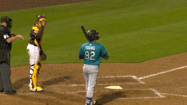 Cole Young's RBI double