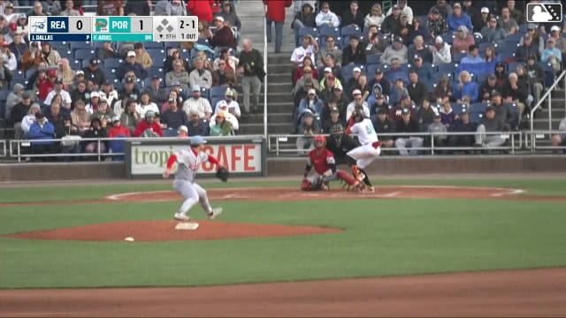 Franklin Arias homers (10) on a fly ball to center field.