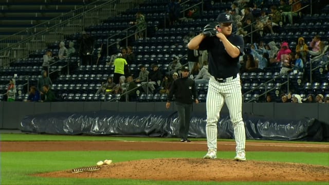 Clayton Beeter records the save