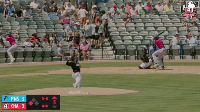 Dillon Lewis homers (8) on a fly ball to left field. Brendan Jones scores.