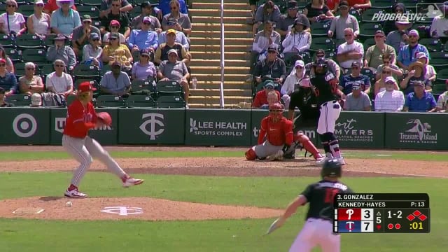 Gabriel Gonzalez's two-run single