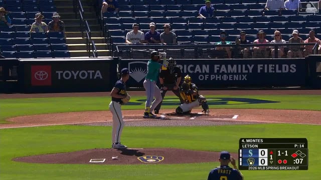 Lazaro Montes' RBI single