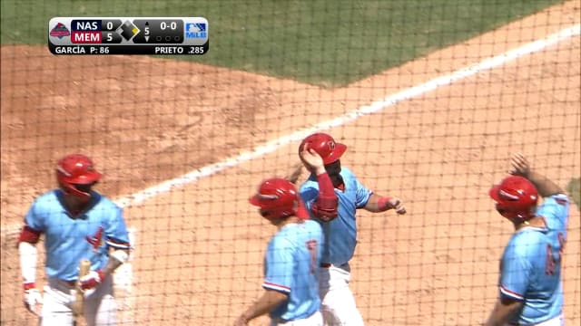 Jimmy Crooks' sixth homer of the season