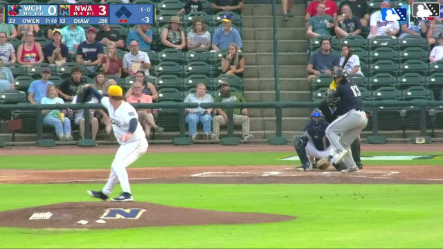 Khadim Diaw homers (2) on a fly ball to left field.