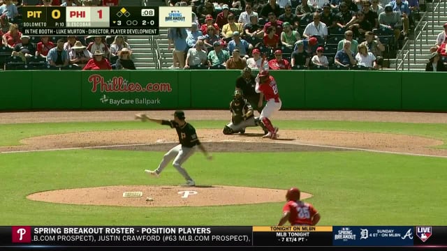 Aroon Escobar's RBI double