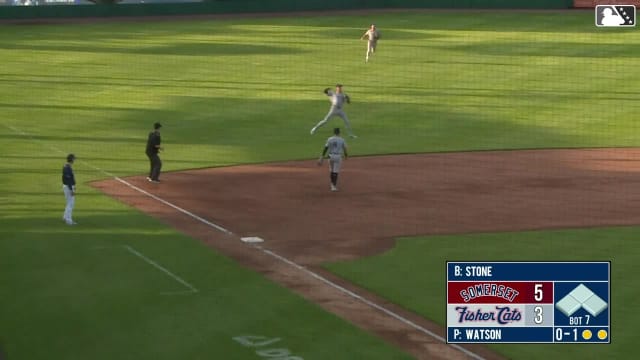 George Lombard Jr.'s jumping throw