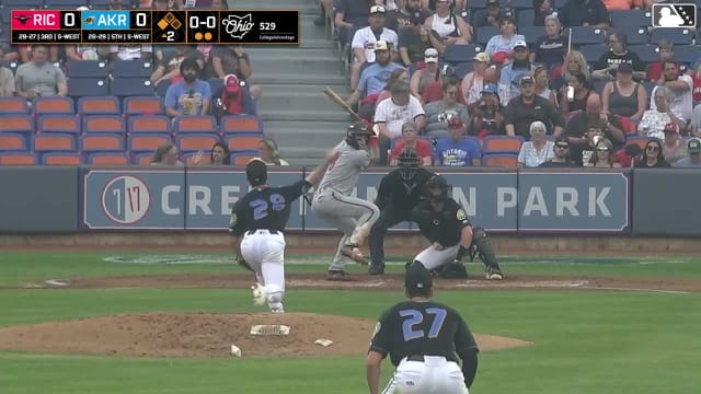 Trevor Cohen singles on a ground ball to shortstop Dean Curley. Jancel Villarroel scores.
