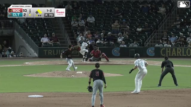 Rikuu Nishida singles on a line drive to center fielder Robert Hassell III. Andy Weber scores. Jason Matthews to 2nd.
