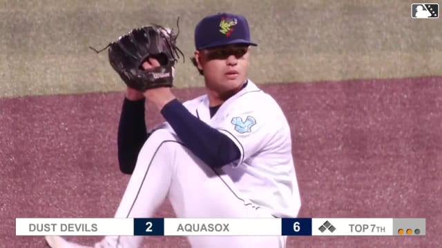 Marcelo Perez registers his seventh strikeout