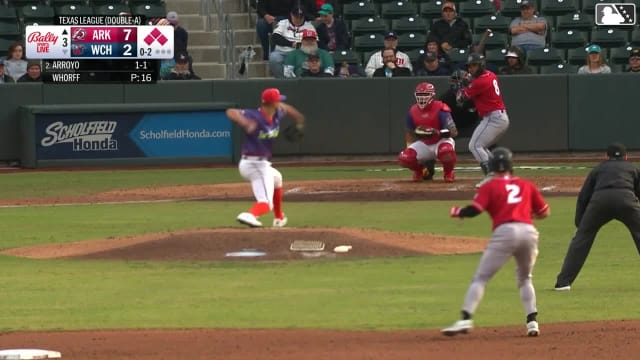 Jarret Whorff Ball to Michael Arroyo