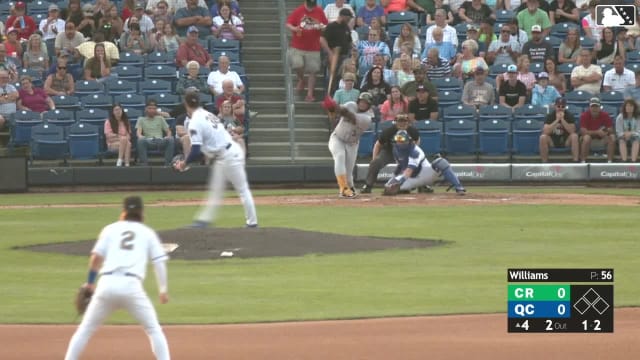 Henry Williams' eighth strikeout of the game