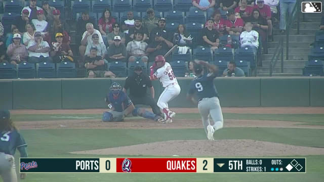 Marlon Quintero singles on a line drive to shortstop Edgar Montero. Felix Morrobel scores.
