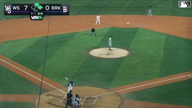 Randy Guzman singles on a ground ball to left fielder James Taussig. Jacob Reimer scores. Andy Ibáñez to 2nd.