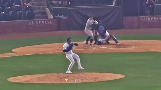 Alejandro Chiquillo's 4 K's over 3 perfect innings