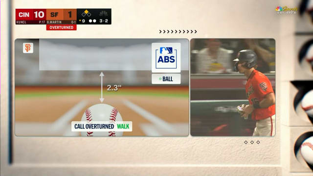 Walker Martin walks after ABS challenge