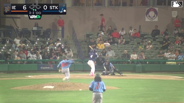 Breyson Guedez homers (2) on a fly ball to right field.