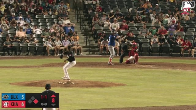 Blake Burke homers (24) on a fly ball to left field. Jesús Made scores.