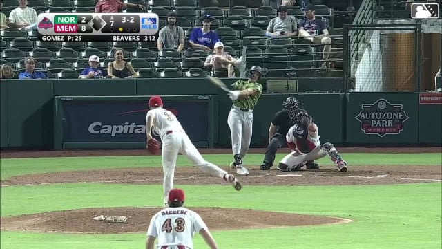 Dylan Beavers' solo homer