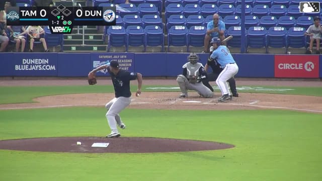 Adam Hackenberg strikes out swinging.