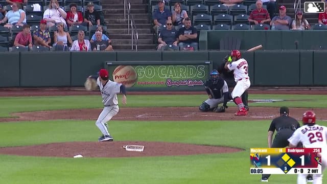 Rainiel Rodriguez's fifth Double-A homer