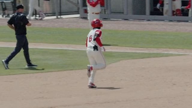 Cam Collier's solo home run 