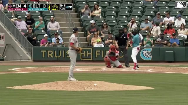 Bryan Ramos hits first homer of the season