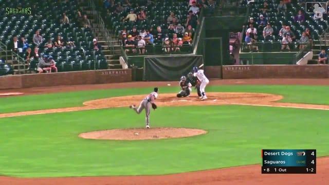 Tanner Bauman Ball In Dirt to Julian Brock