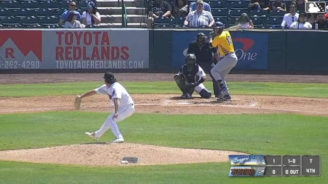 Chase Harlan homers (3) on a line drive to left center field.