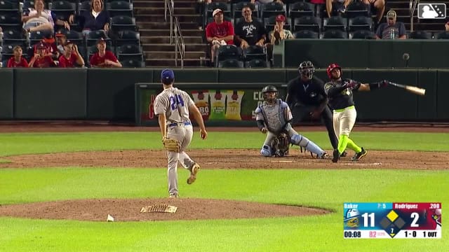 Rainiel Rodriguez's second homer of the game