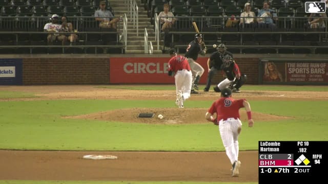 Mathias LaCombe Swinging Strike to Eric Hartman