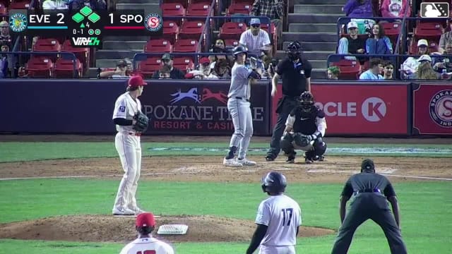 Luke Stevenson singles on a line drive to right fielder Robert Calaz. Luis Suisbel scores. Cesar Quintas scores.