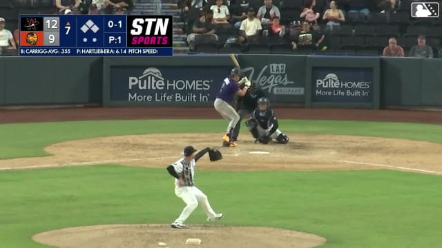 Cole Carrigg homers (5) on a fly ball to right field.