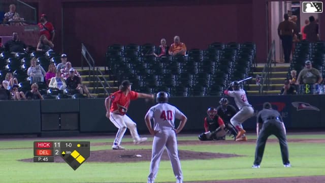 Paulino Santana homers (12) on a fly ball to right field. Geury Rodriguez scores. Marco Argudin scores.