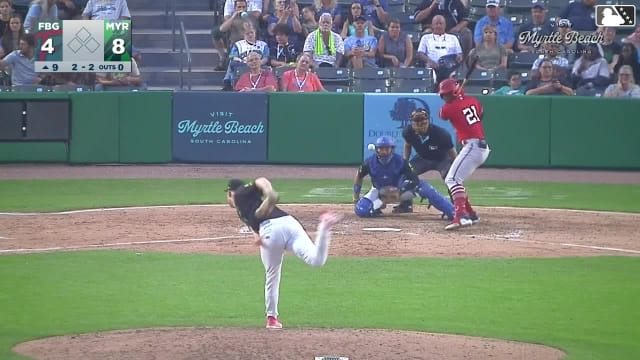 Ty Johnson's fifth strikeout
