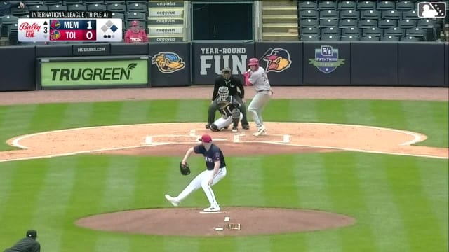 Blaze Jordan homers (8) on a fly ball to left center field. Joshua Báez scores.