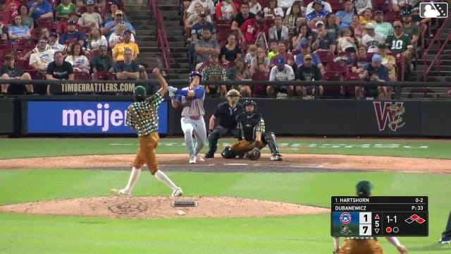 Josiah Hartshorn's 22nd homer of the year