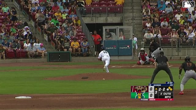 Daniel Dickinson singles on a ground ball to center fielder Yasser Mercedes. Luis Peña scores. Sawyer Strosnider to 3rd.