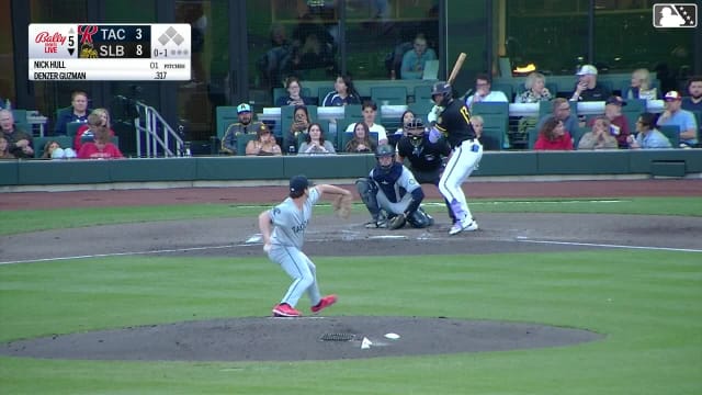 Denzer Guzman homers (9) on a fly ball to left center field.