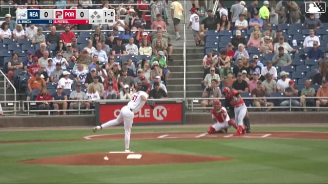 Bryan Rincon homers (19) on a fly ball to left center field.